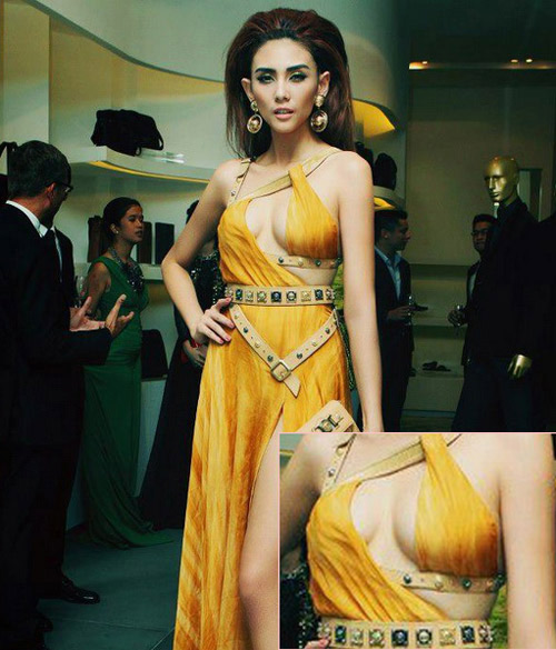 Những chiếc đầm xẻ sâu vô tình bóc mẽ vòng 1 kỳ dị, bên to bên nhỏ của Hương Giang - Hà Hồ - Mâu Thủy-7