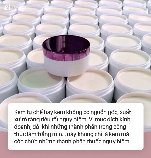 Kem trắng da cấp tốc” trộn bằng chậu, bán theo cân: Nếu không sớm sáng mắt” chị em dễ lĩnh hậu quả ung thư da-2