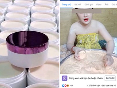 Kem “trắng da cấp tốc” trộn bằng chậu, bán theo cân: Nếu không sớm “sáng mắt” chị em dễ lĩnh hậu quả ung thư da