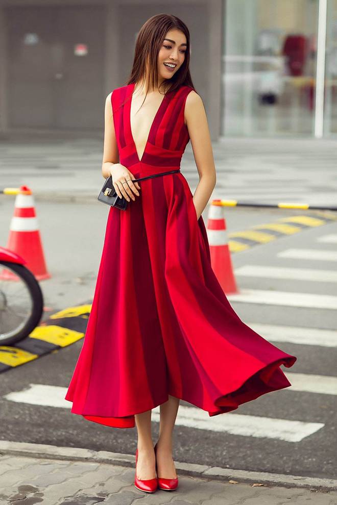 Mỹ nhân Việt đua mốt váy khoét tận rốn: người được khen nức nở, người ê mặt vì phản cảm-8