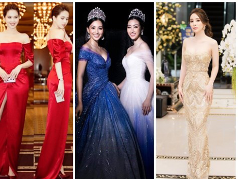 SAO MẶC ĐẸP: Đỗ Mỹ Linh - Tiểu Vy hóa chị em song sinh với đầm công chúa - Ngọc Trinh khoe body đẹp như tạc