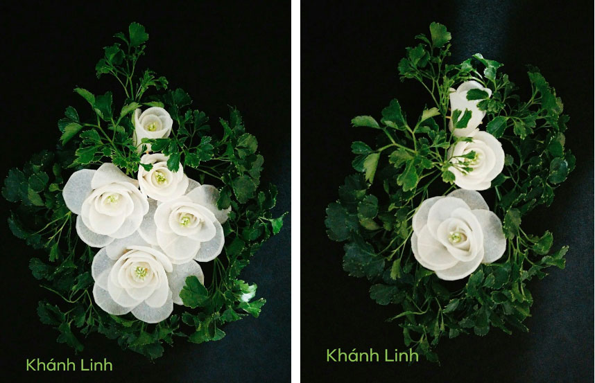 Ngất ngây với những tác phẩm hoa đẹp từng centimet dành riêng cho mùa Vu Lan khiến MXH phát sốt-3