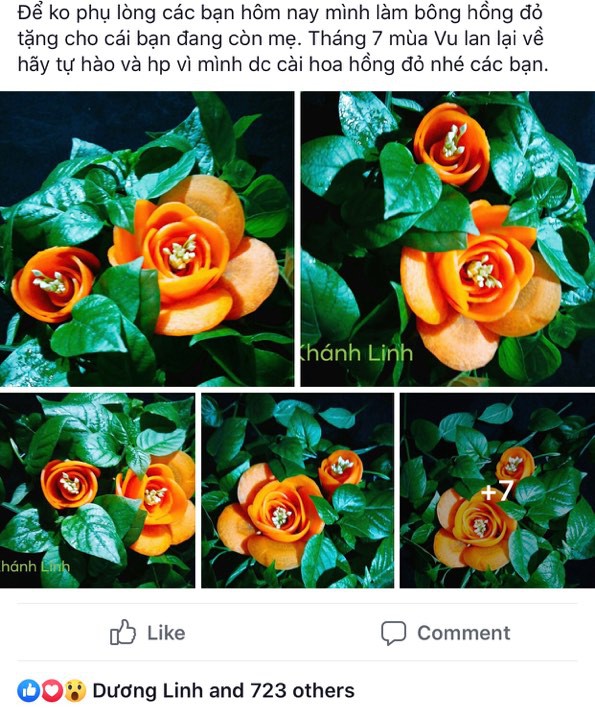 Ngất ngây với những tác phẩm hoa đẹp từng centimet dành riêng cho mùa Vu Lan khiến MXH phát sốt-5