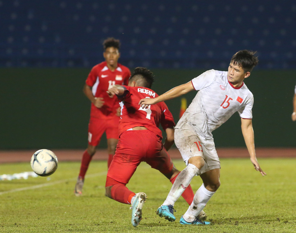 U18 Việt Nam thắng tưng bừng U18 Singapore, chờ đại chiến Thái Lan-5