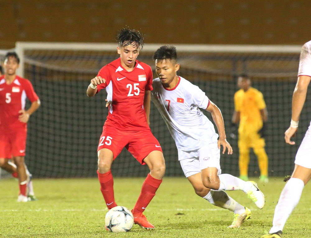 U18 Việt Nam thắng tưng bừng U18 Singapore, chờ đại chiến Thái Lan-9