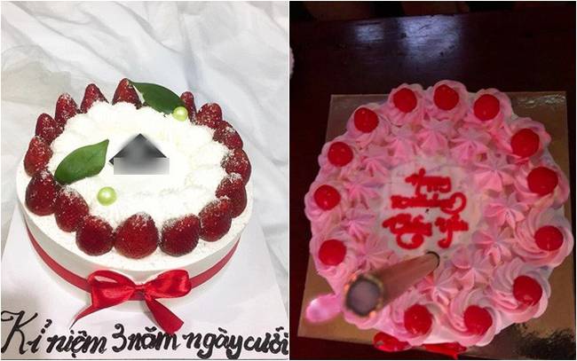 Tin tưởng đặt bạn làm bánh sinh nhật thanh lịch tặng chồng, vợ trẻ nào ngờ phải nhận về thành quả biến dạng, biến màu-2