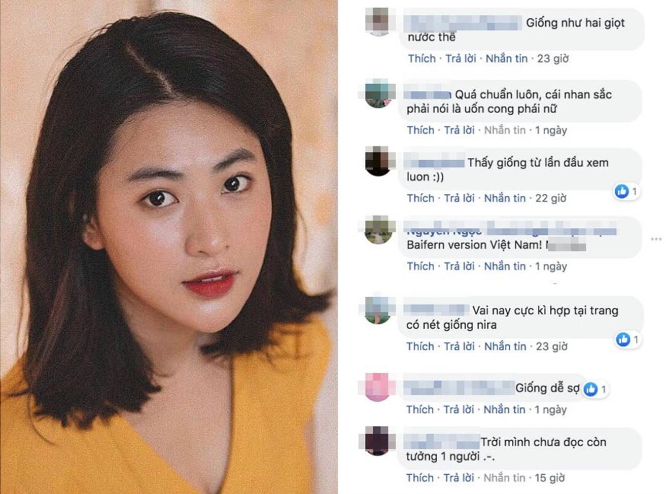 Nữ diễn viên Việt gây bất ngờ vì quá giống mỹ nhân Chiếc lá cuốn bay-4