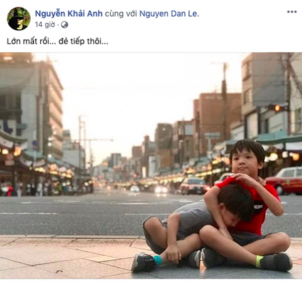 Hai con đã lớn, Khải Anh công khai giục Đan Lê đẻ tiếp thôi-1