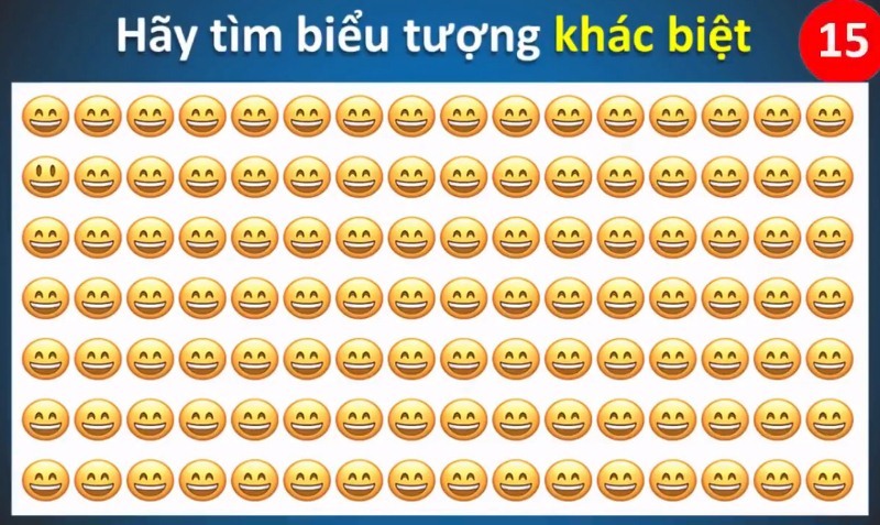 Bạn có thể tìm ra điều khác biệt trong những biểu tượng với 15 giây?-1