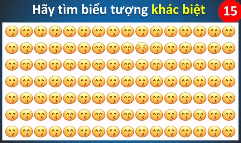 Bạn có thể tìm ra điều khác biệt trong những biểu tượng với 15 giây?-3