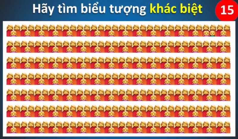 Bạn có thể tìm ra điều khác biệt trong những biểu tượng với 15 giây?-4