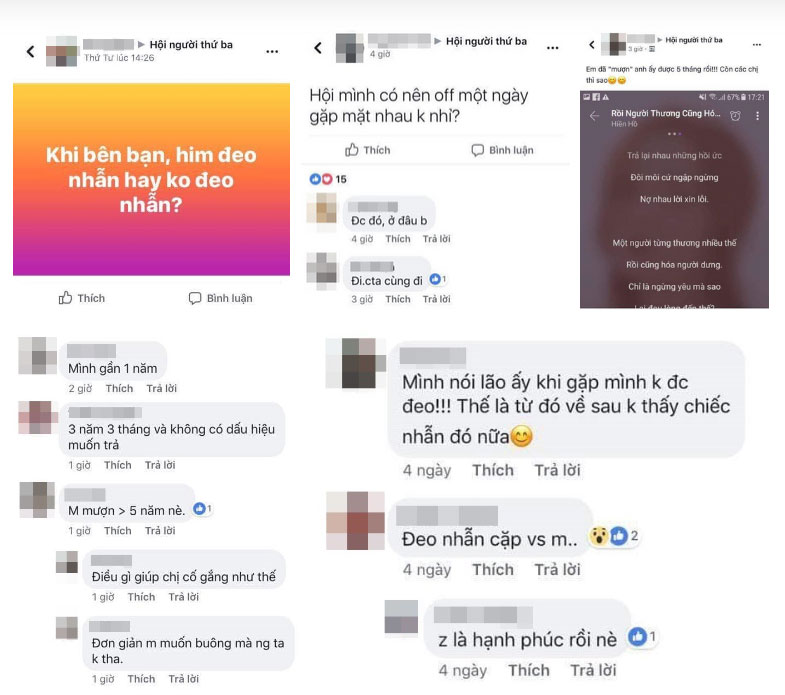 Góc mượn chồng: Chị em lại sôi sùng sục khi thấy hàng loạt bài đăng của Hội người thứ ba công khai khoe chiến tích-2