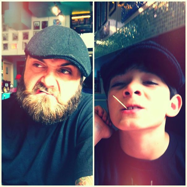 Thương nhau trong kiếp đẻ thuê, các mẹ lại khoe ảnh sao y bản chính của bố và con trai-5