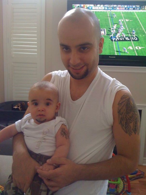 Thương nhau trong kiếp đẻ thuê, các mẹ lại khoe ảnh sao y bản chính của bố và con trai-18