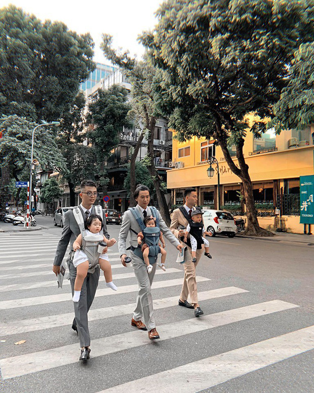 Liên minh 3 ông bố bỉm sữa với toàn những cái tên đình đám ở Hà Thành: Nhìn mà muốn lấy chồng, đẻ con ngay liền luôn á!-1