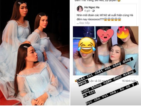 Hồ Ngọc Hà bất ngờ cho Đàm Thu Trang, Lệ Quyên, Minh Hằng xuất hiện trên Instagram