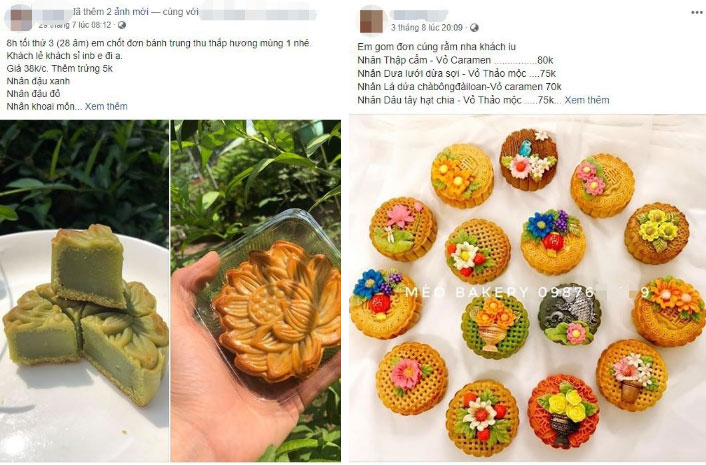 Thị trường bánh Trung thu homemade 2019: Mẫu mã đẹp, giá cả không quá cao nên rất hút người mua-6
