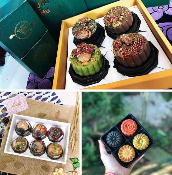Thị trường bánh Trung thu homemade 2019: Mẫu mã đẹp, giá cả không quá cao nên rất hút người mua-9