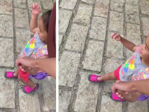 Không còn vô tình, Hà Tăng thoải mái đăng clip khoe gần hết gương mặt đáng yêu của công chúa nhỏ Chloe Nguyễn-4