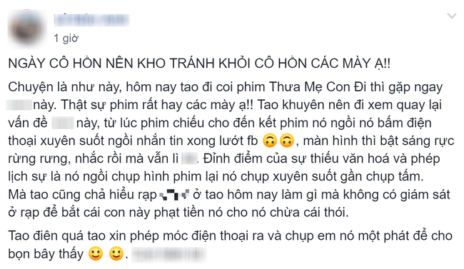 Dùng điện thoại trong rạp chiếu phim, cô gái lại tỏ thái độ khi được nhắc nhở khiến dân mạng phẫn nộ-1