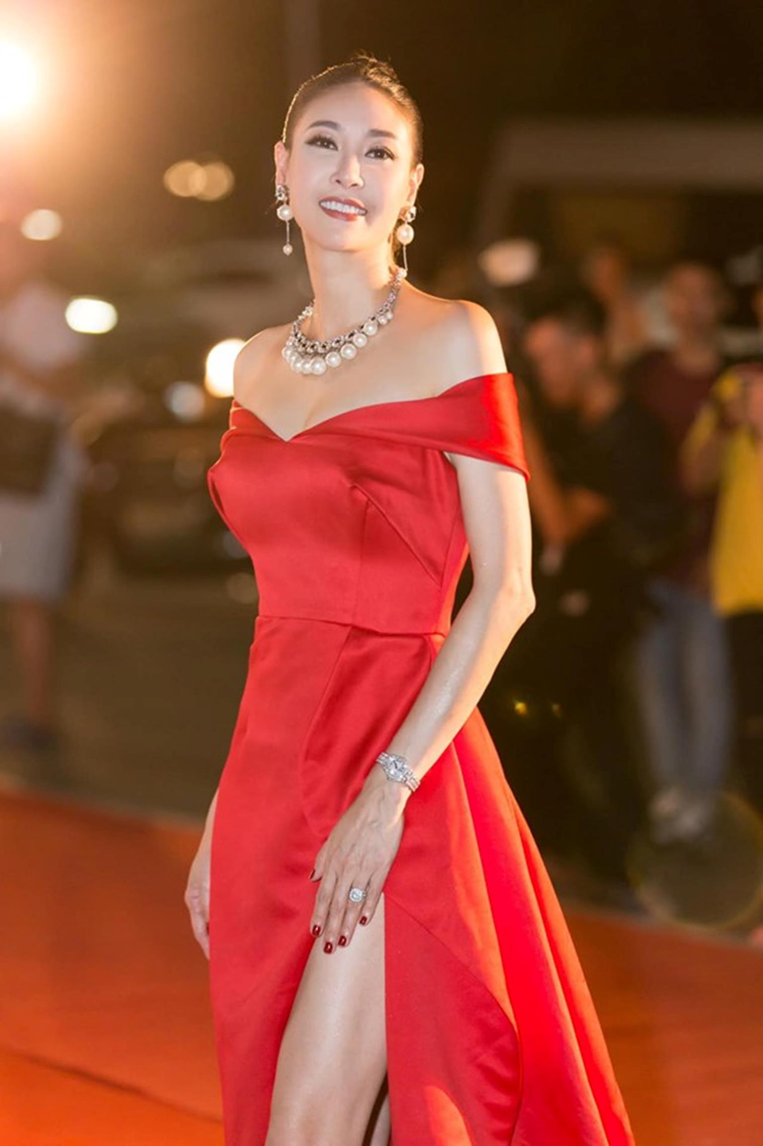 Hoa hậu Hà Kiều Anh mặc váy đẹp như thiên nga, cả showbiz ngước nhìn-13