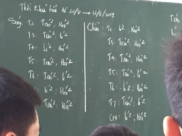 Choáng với lịch học khi mới vào năm học, hội sợ Toán Lý Hóa nhìn vào đảm bảo sẽ nổi cả gai ốc-1