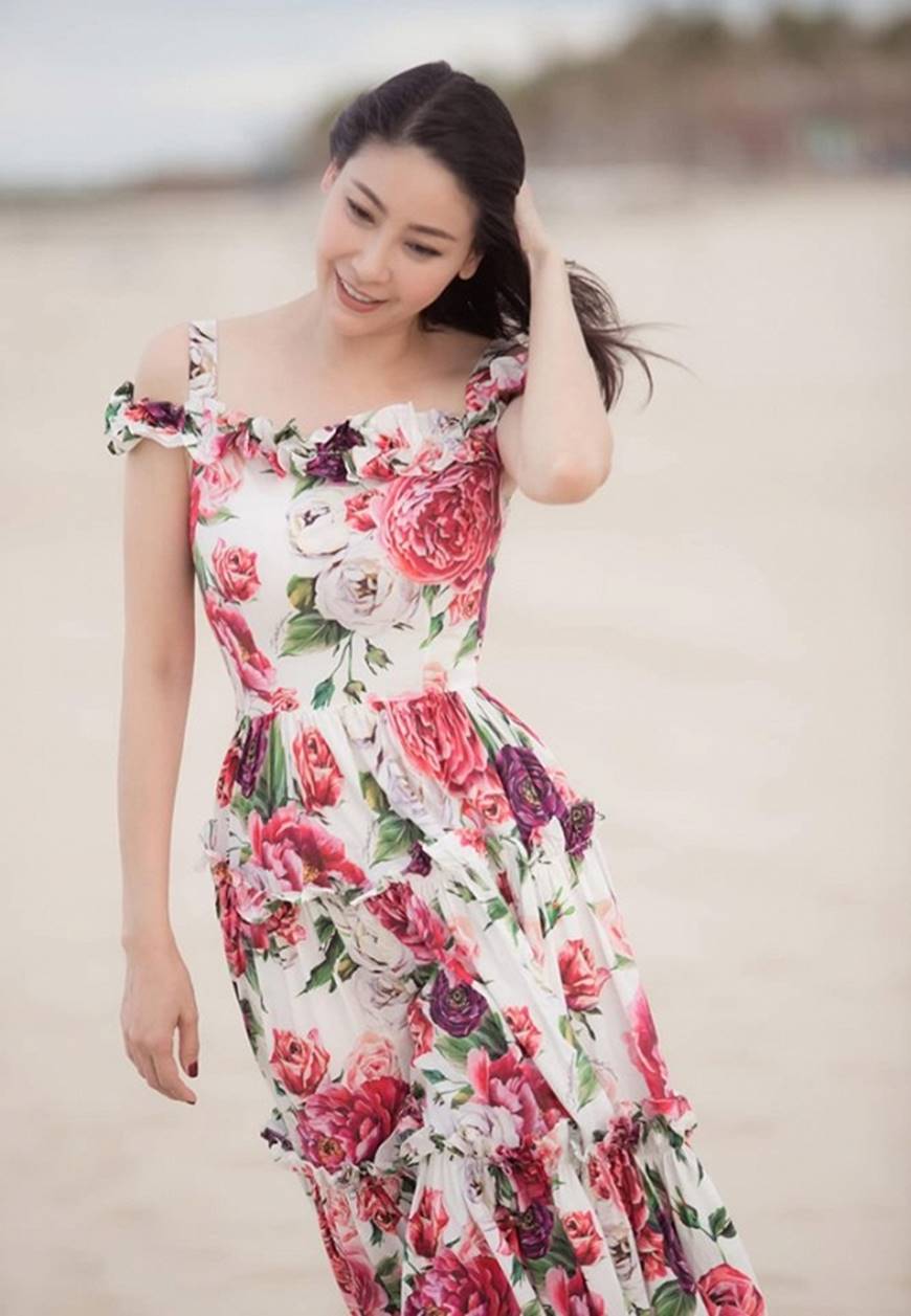 Nhan sắc chim sa cá lặn của Hoa hậu Hà Kiều Anh ở tuổi 43-6