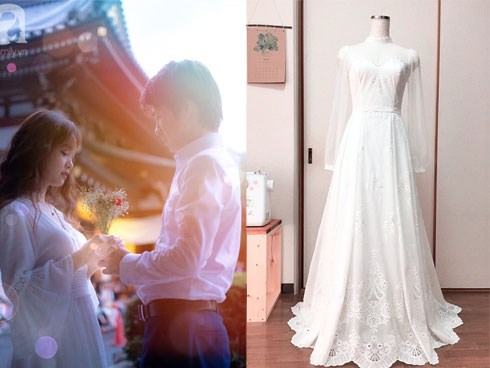 Chân dung cô dâu khiến MXH “sôi sục” vì tự may váy cưới RẺ nhưng CHẤT và chuyện tình với anh chàng người Nhật 
