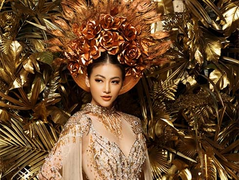 Cũng chịu khó mặc điệu như ai, nhưng HH Phương Khánh vẫn nhiều lần đánh tụt cảm xúc người nhìn vì lỗi diện đồ phổ biến-9