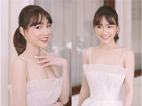 Vừa khoe vòng 1 gợi cảm chưa được bao lâu, Nhã Phương lại khiến fan thắc mắc vì bộ ngực phẳng lì-8