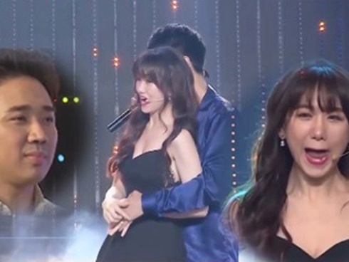 Hari Won khiến ai cũng ngượng đỏ mặt vì gọi nhầm tên Châu Bùi cực nhạy cảm” ngay trong lễ trao giải thưởng lớn-4