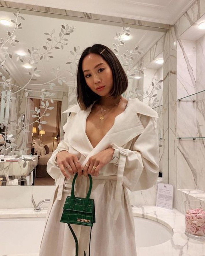 Cùng một chiếc túi hiệu bé tí: Chi Pu khoe thần thái, H’Hen Niê đựng chôm chôm, Ngọc Trinh lại vừa mang vừa gặm bánh mì-12