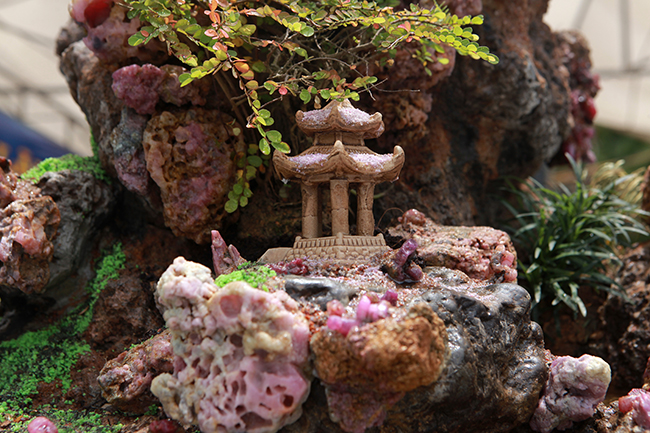 Tích góp đá quý nhiều năm rồi làm hòn non bộ khổng lồ, rao bán 2 tỷ đồng-9