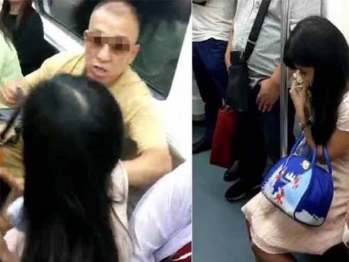 Chửi bới, hành hung cô gái trẻ chỉ để giành chỗ ngồi trên tàu điện ngầm, người đàn ông 