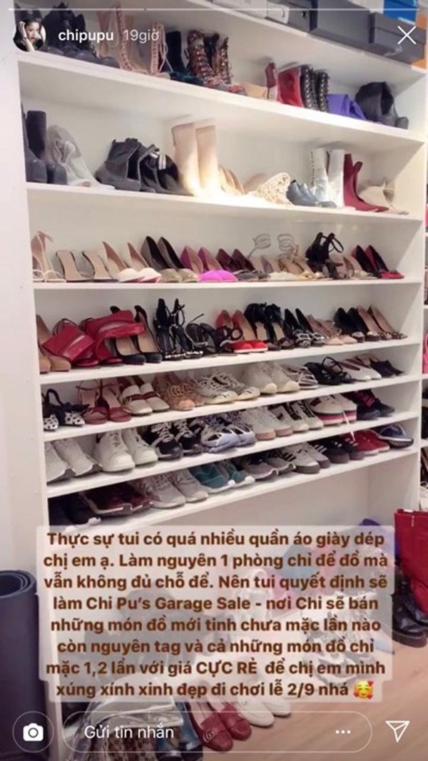 Lần đầu khoe tủ đồ hàng hiệu, Chi Pu khiến dân tình phải trầm trồ vì quá khủng-2