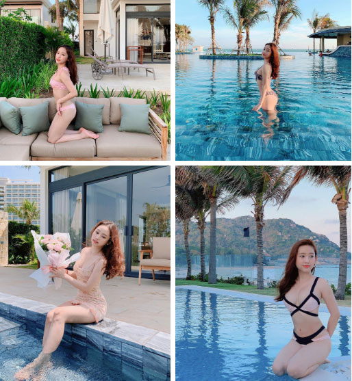 Du lịch kiểu hơi mệt” của Thúy Vi: ở trong resort cả ngày, thay chục bộ bikini bên bể bơi, tìm mỏi mắt không thấy ảnh đi ra ngoài!-7