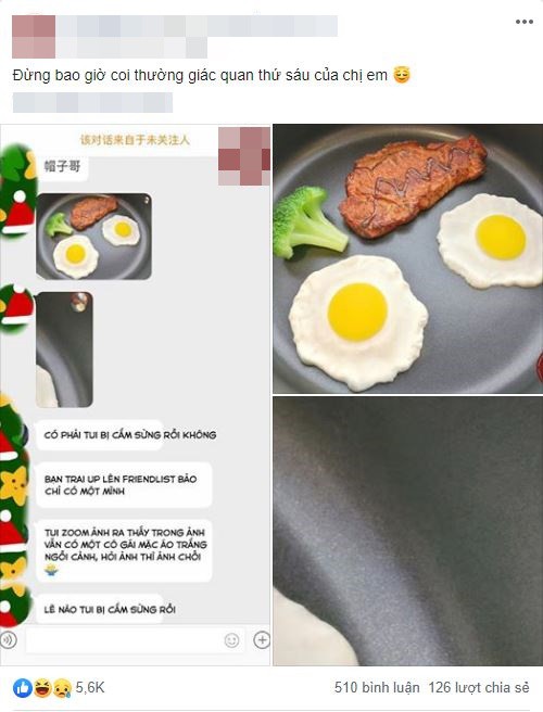 Góc thám tử: Bạn trai đăng ảnh bữa ăn lên MXH, cô nàng phát hiện bị cắm sừng khi soi một chi tiết cực nhỏ-1