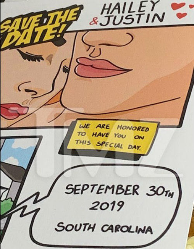 Hôn lễ thế kỷ của Justin Bieber và Hailey: Lộ thiệp cưới style cực lạ, thời gian địa điểm đã rõ ràng-1