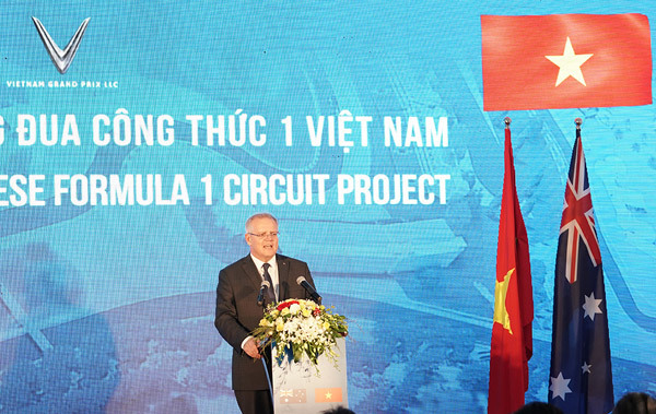 Thủ tướng Australia thăm đường đua F1 Việt Nam-1
