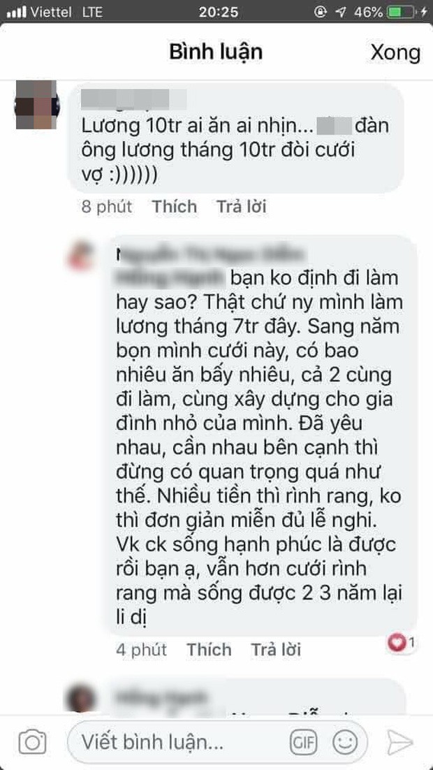 Đàn ông lương tháng 10 triệu mà đòi cưới vợ? - câu nói của cô gái gây tranh cãi trên mạng xã hội-1