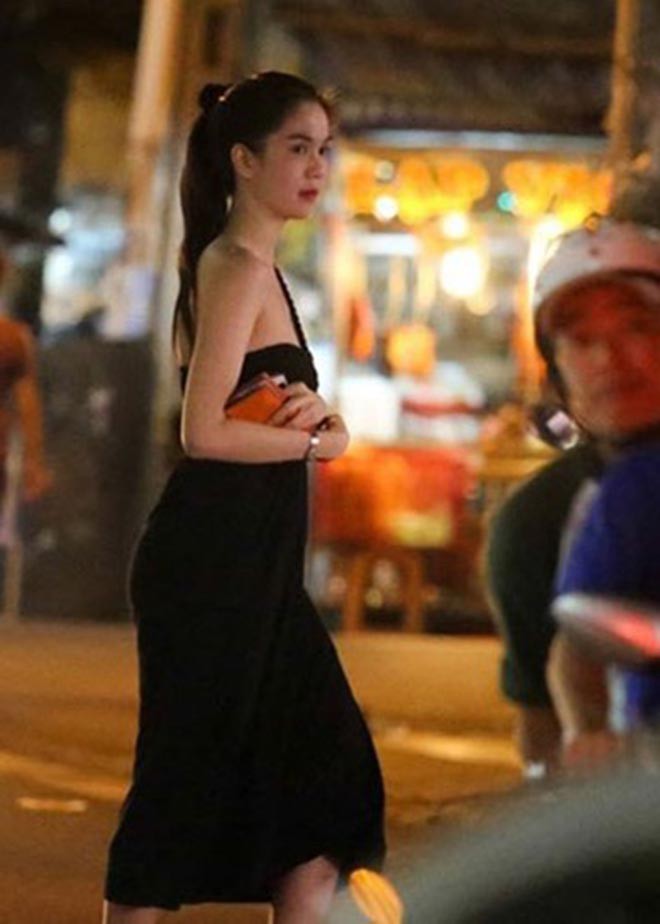 Những hình ảnh chụp lén gây xôn xao của Ngọc Trinh-7