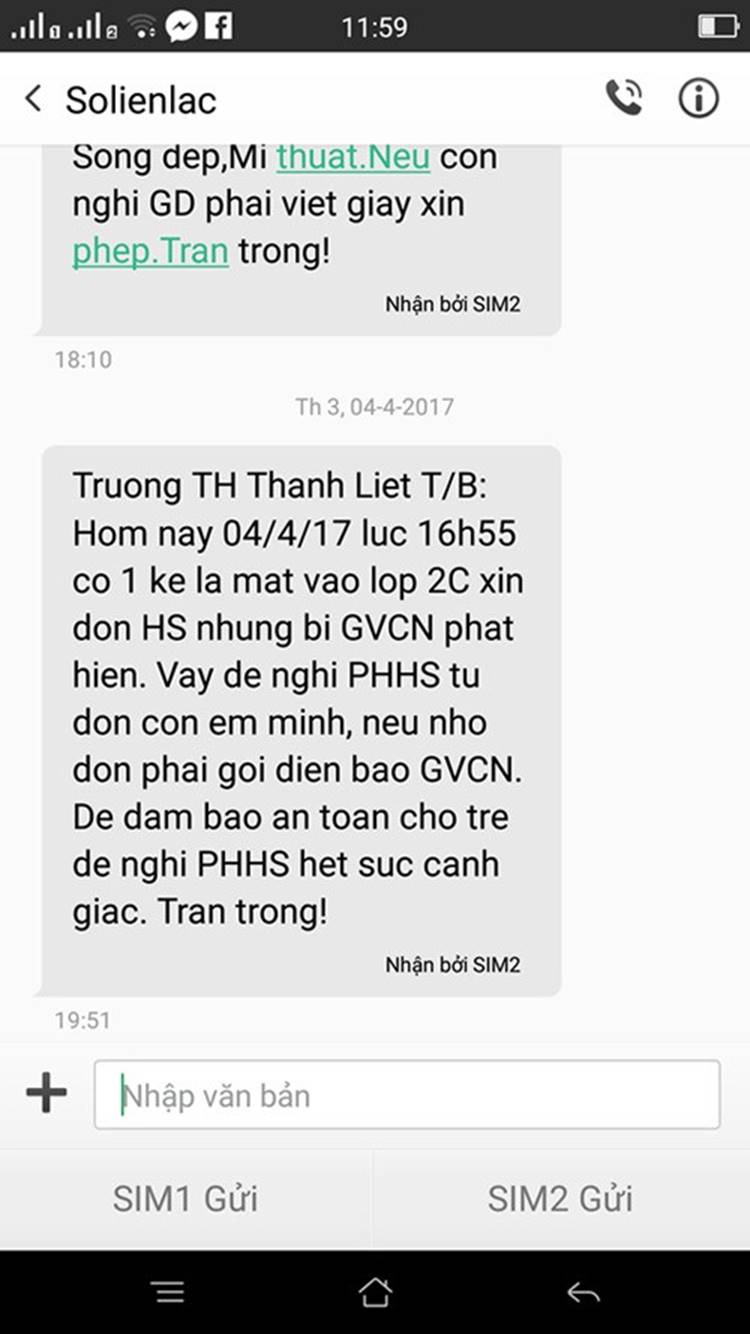 Cảnh báo tình trạng giả làm người nhà hoặc phụ huynh bị tai nạn để bắt cóc học sinh trước thềm năm học mới-3