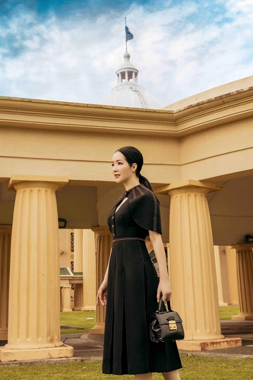 Hoa hậu Đền Hùng Giáng My toát lên phẩm chất quý cô khi dạo bước ở phủ tổng thống Palau-8