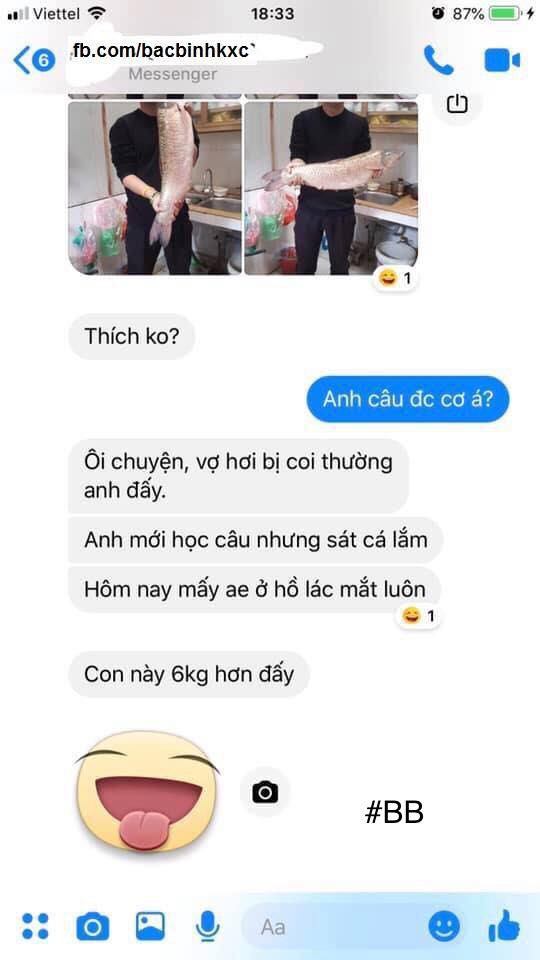 Chồng gửi ảnh khoe câu được con cá to, nào ngờ lại giúp cô vợ phát hiện chiếc sừng” bị chồng cắm trên đầu nhờ chi tiết nhỏ đến khó tin!-2