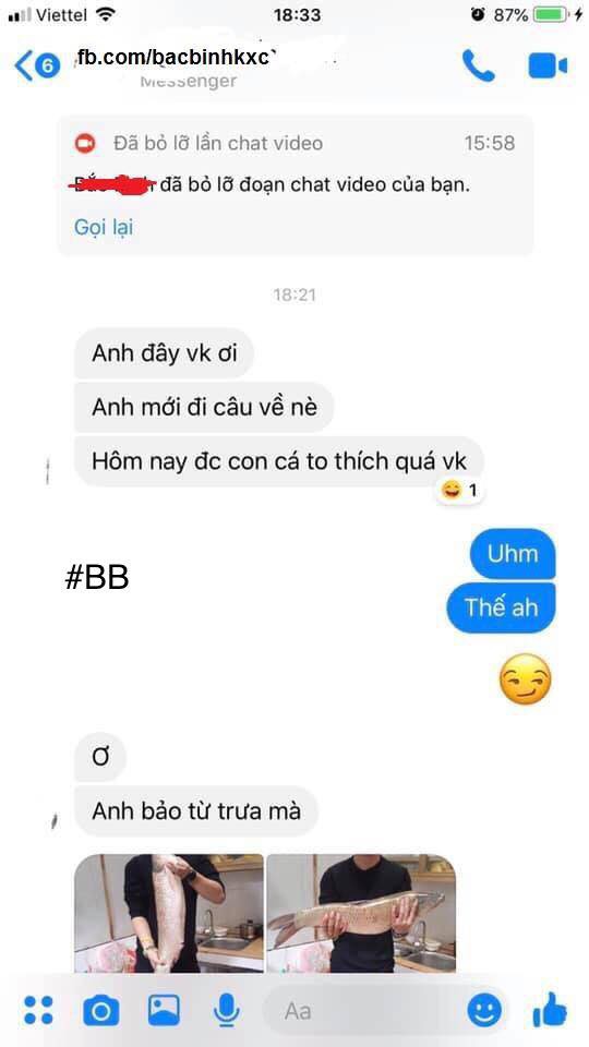 Chồng gửi ảnh khoe câu được con cá to, nào ngờ lại giúp cô vợ phát hiện chiếc sừng” bị chồng cắm trên đầu nhờ chi tiết nhỏ đến khó tin!-3