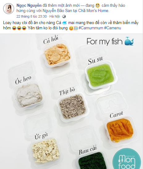 Khoe con gái bụ bẫm đáng yêu, hot mom Ngọc Mon tức giận khi có người ác miệng chê bé Cá là béo quay, dậy thì sớm-1