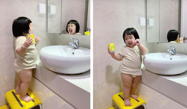 Khoe con gái bụ bẫm đáng yêu, hot mom Ngọc Mon tức giận khi có người ác miệng chê bé Cá là béo quay, dậy thì sớm-8