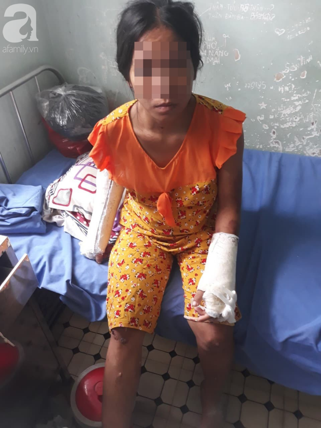 Nghi án vợ đang mang thai 7 tháng bị chồng hành hạ, đánh đập nhiều lần đến hỏng mắt, người chi chít vết thương-5