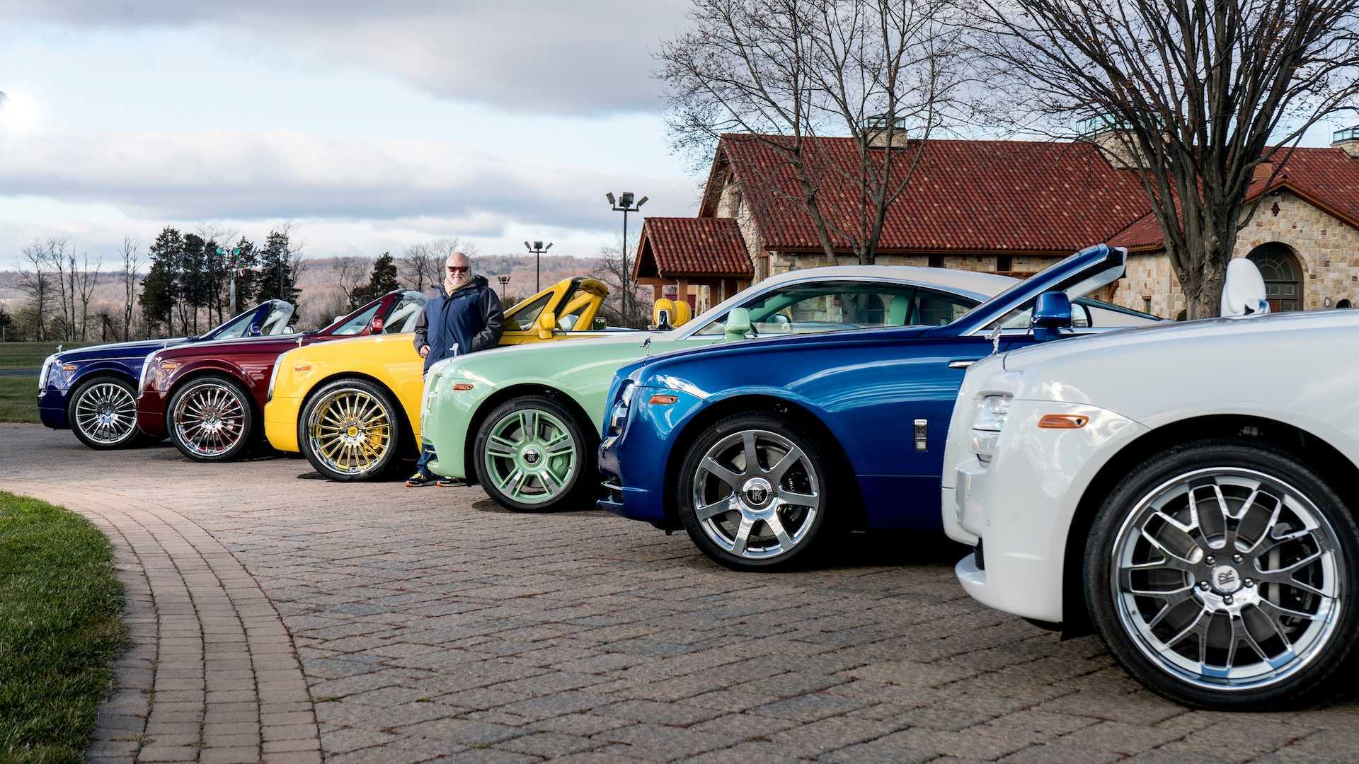 Đại gia sở hữu 10 siêu xe Rolls-Royce màu độc, đặt theo tên mình-3