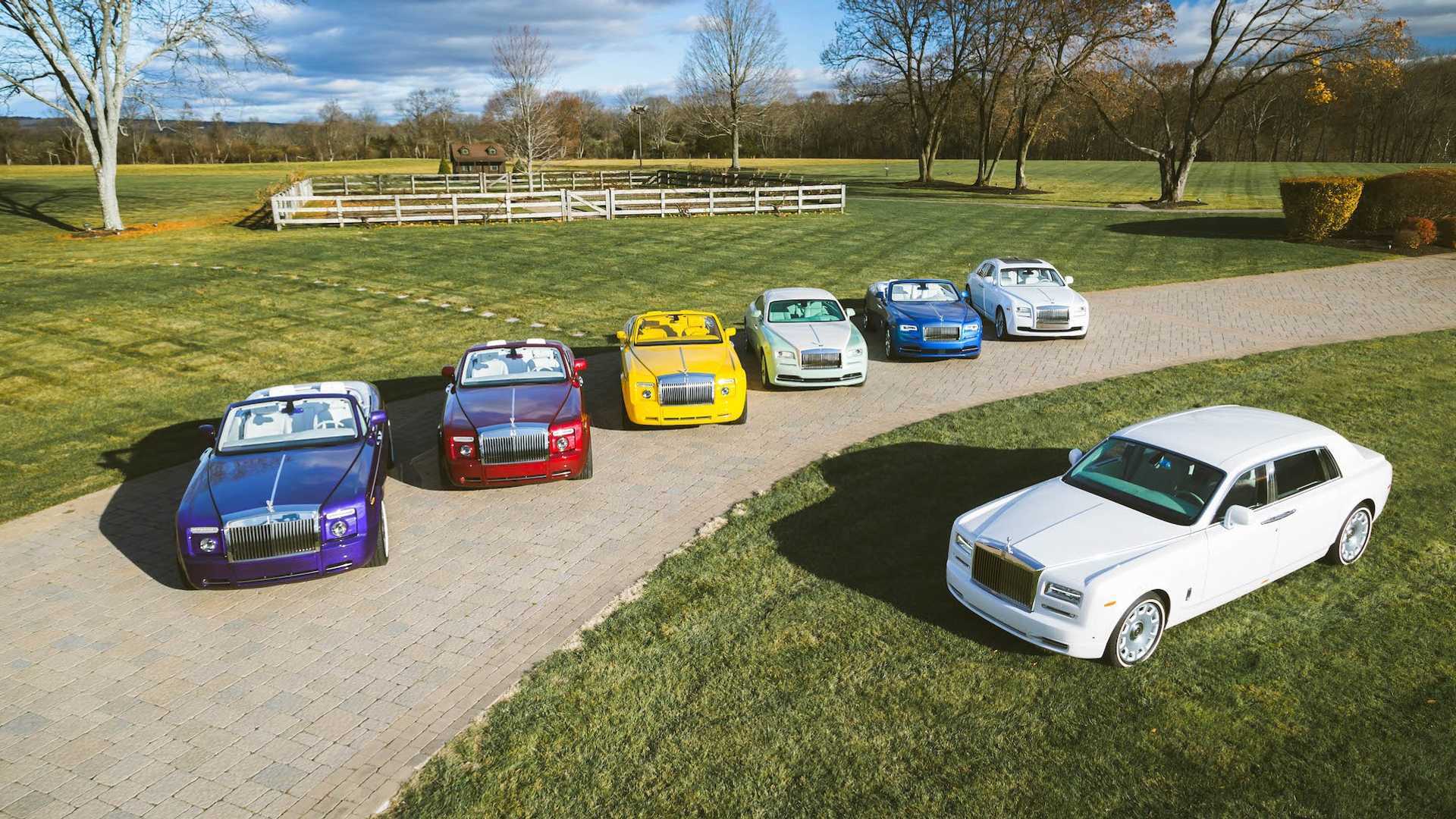 Đại gia sở hữu 10 siêu xe Rolls-Royce màu độc, đặt theo tên mình-6